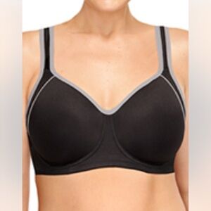 Wacoal Full Coverage Black Bra with Underwire. NWT Sz 38 DD
